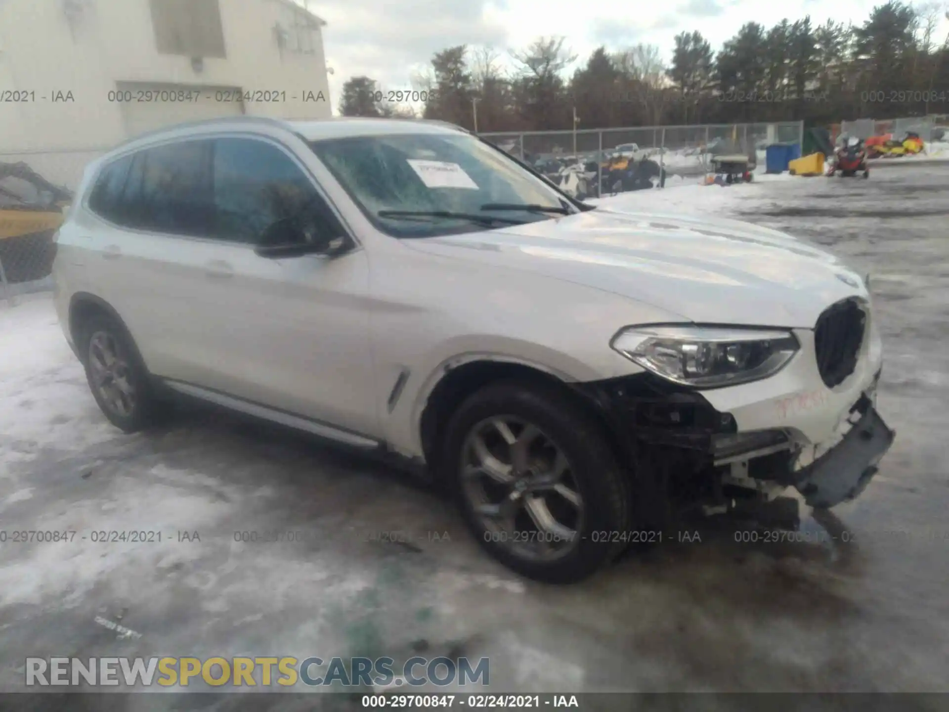 1 Photograph of a damaged car 5UXTY5C09L9C88276 BMW X3 2020