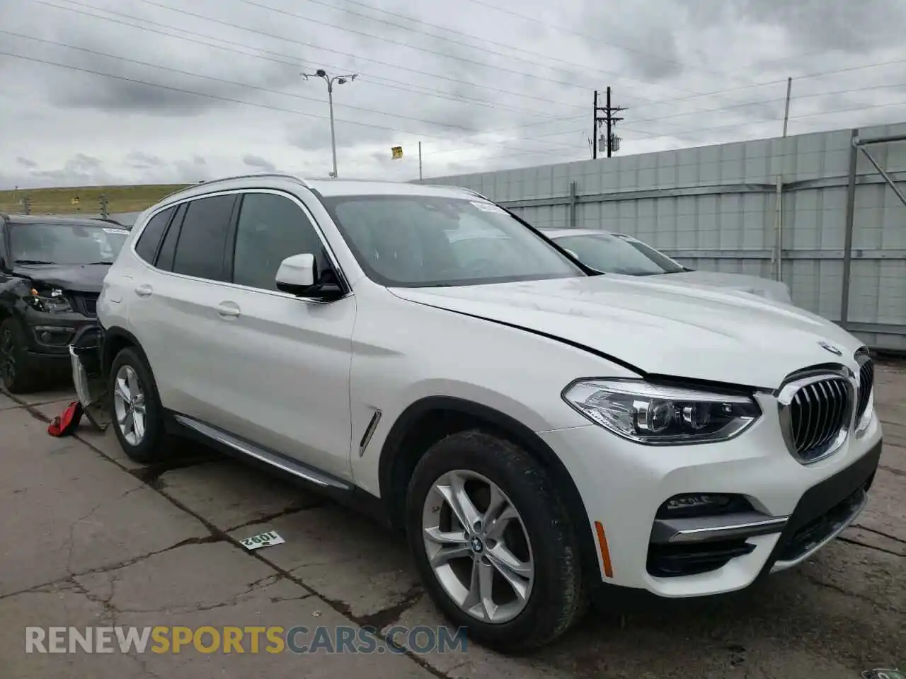 1 Photograph of a damaged car 5UXTY5C09L9D00247 BMW X3 2020