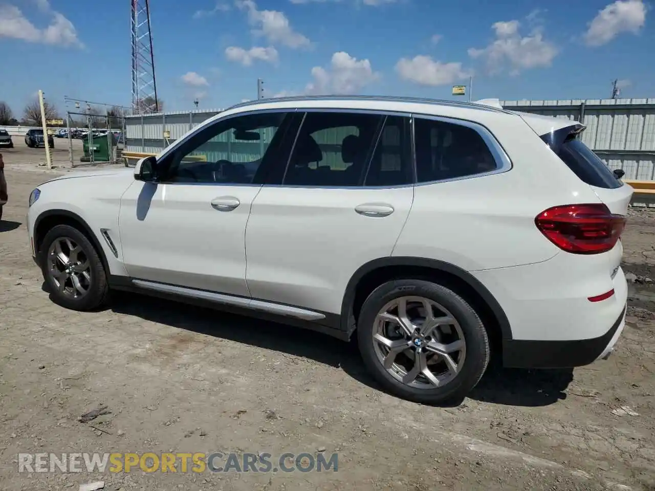 2 Photograph of a damaged car 5UXTY5C09L9D03391 BMW X3 2020