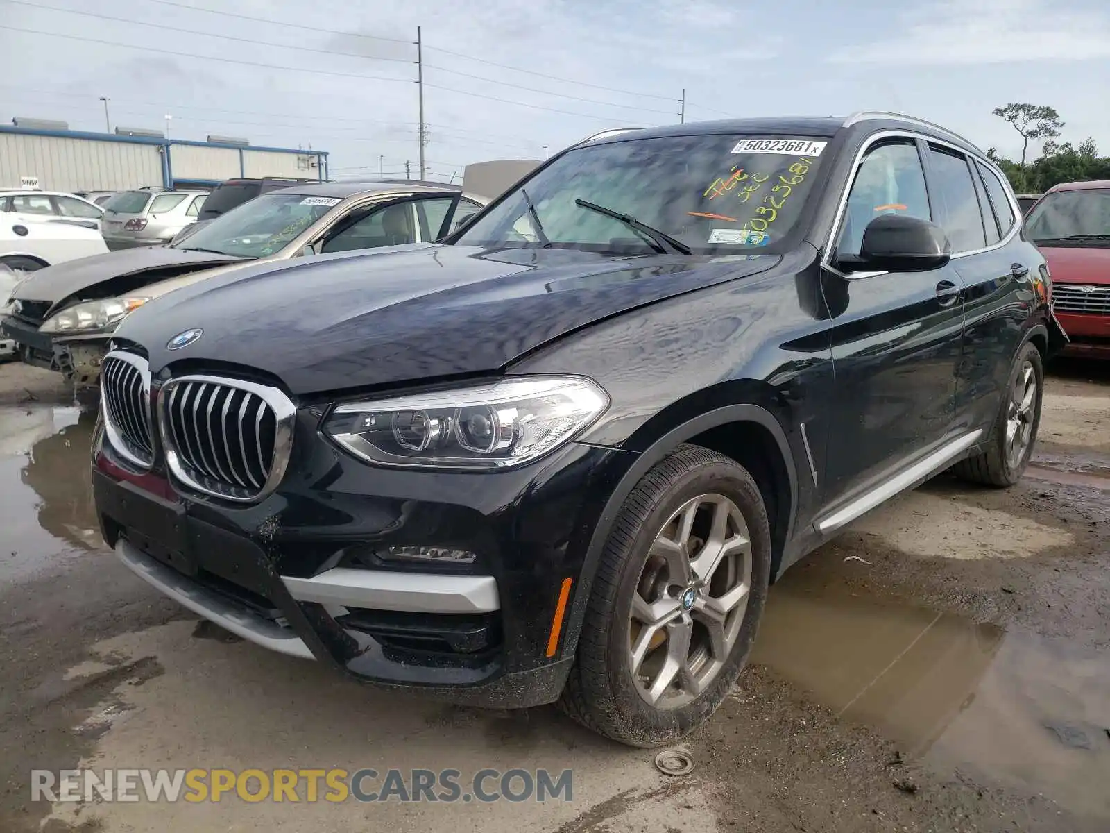 2 Photograph of a damaged car 5UXTY5C0XL9B34546 BMW X3 2020