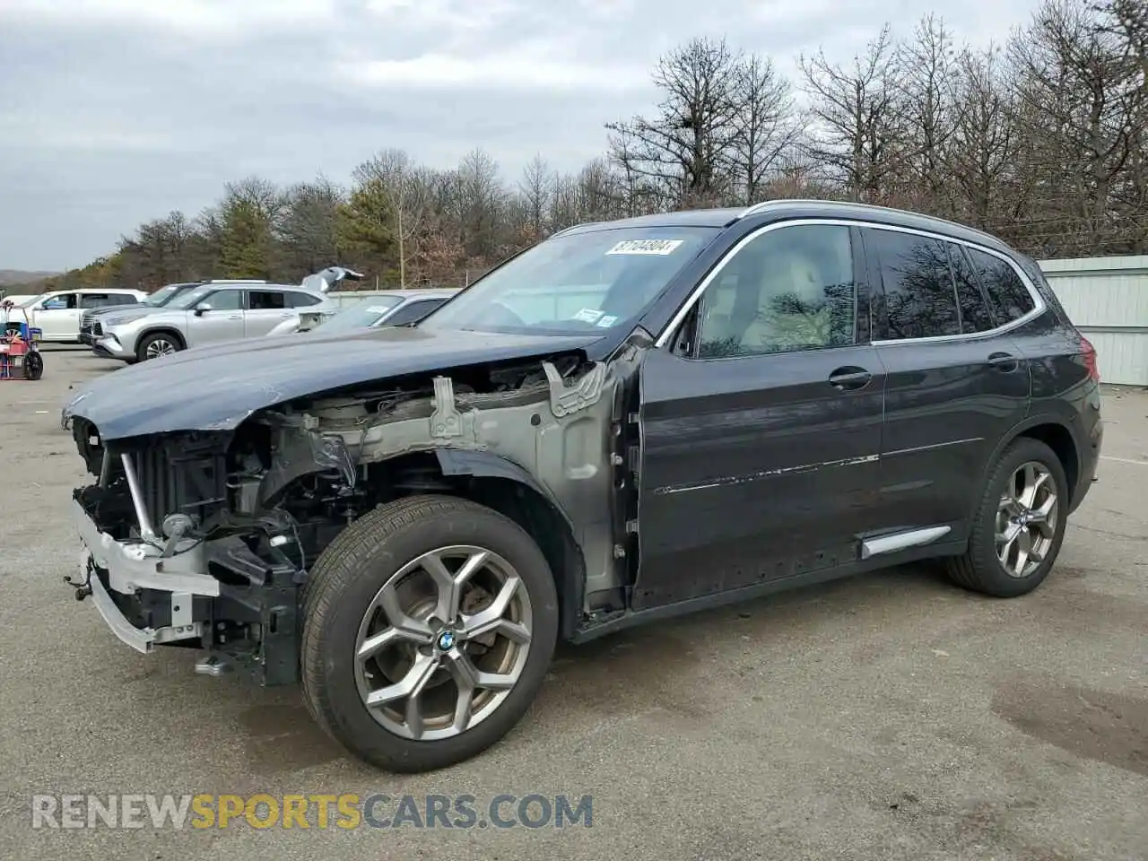 1 Photograph of a damaged car 5UXTY5C0XL9B87764 BMW X3 2020