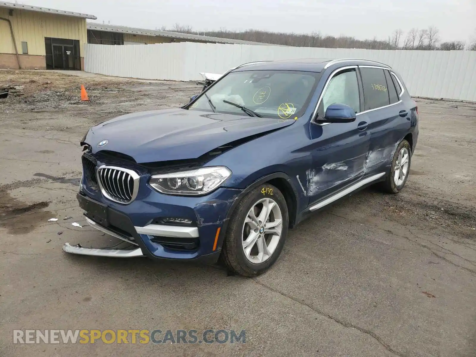 2 Photograph of a damaged car 5UXTY5C0XL9C13635 BMW X3 2020