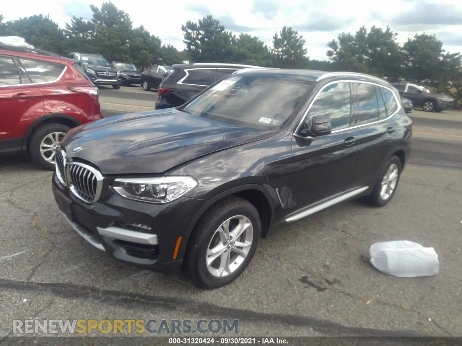 2 Фотография поврежденного автомобиля 5UXTY5C0XL9C47817 BMW X3 2020