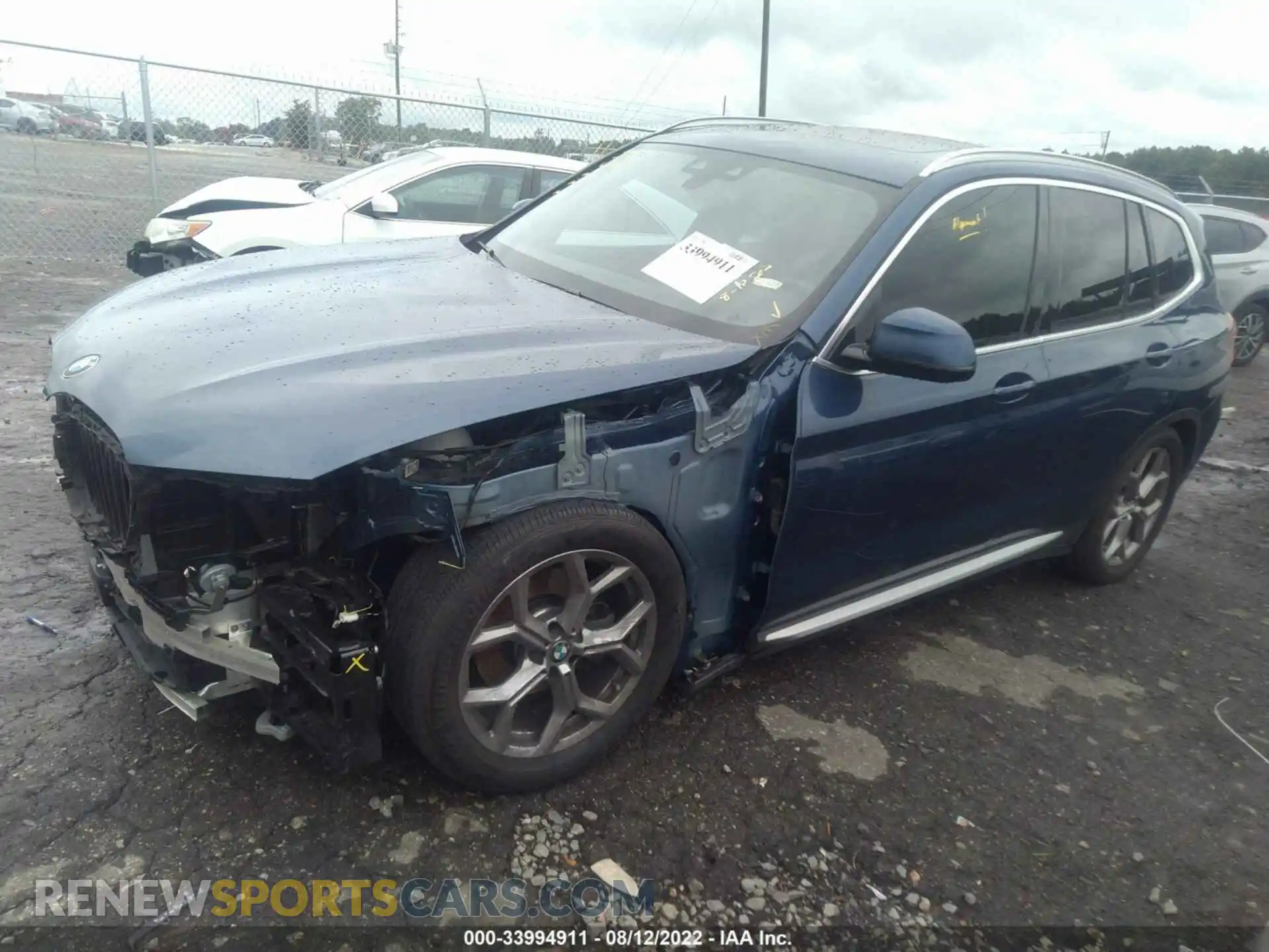 2 Photograph of a damaged car 5UXTY5C0XL9C54069 BMW X3 2020