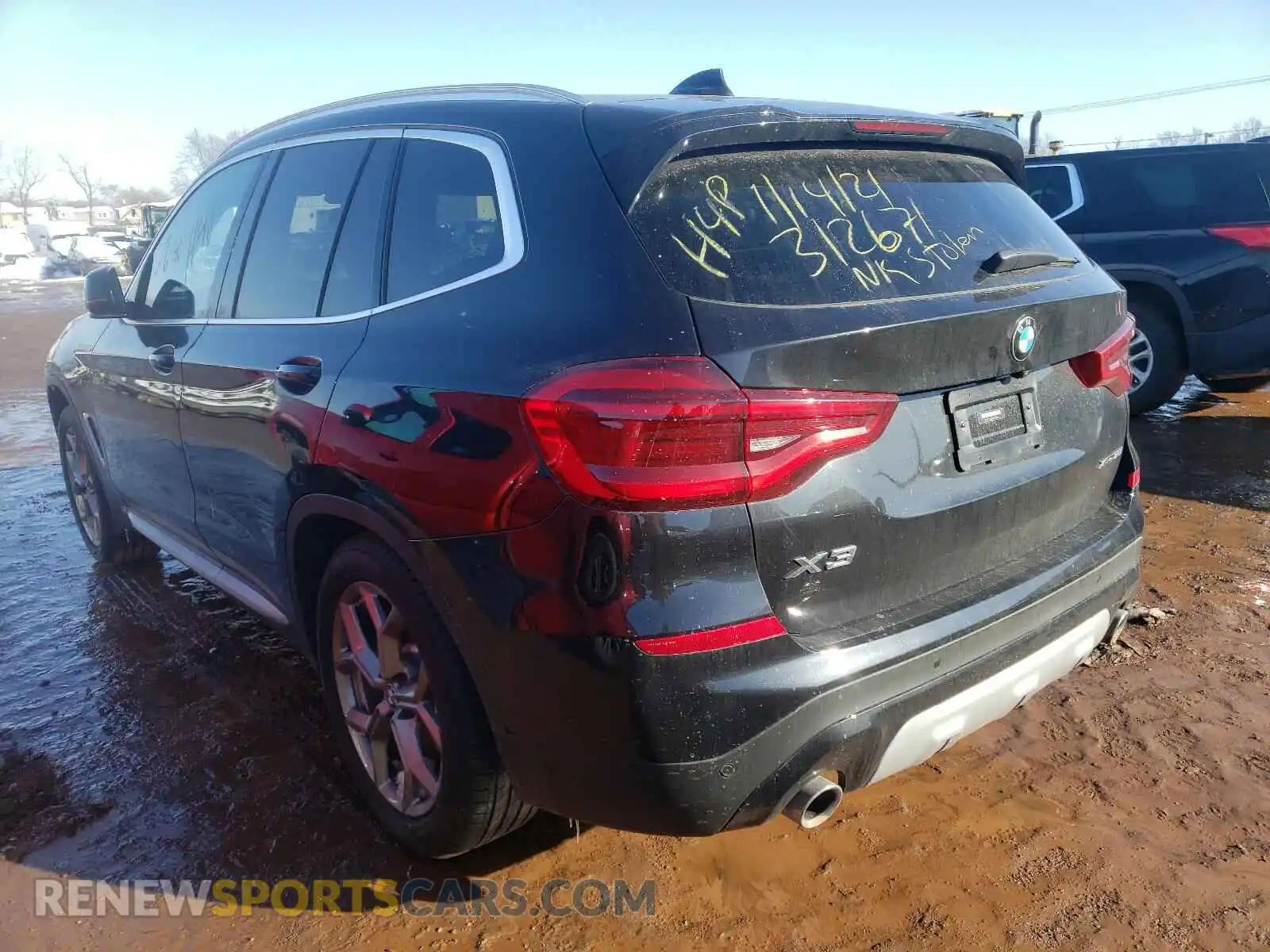 3 Photograph of a damaged car 5UXTY5C0XL9D30714 BMW X3 2020