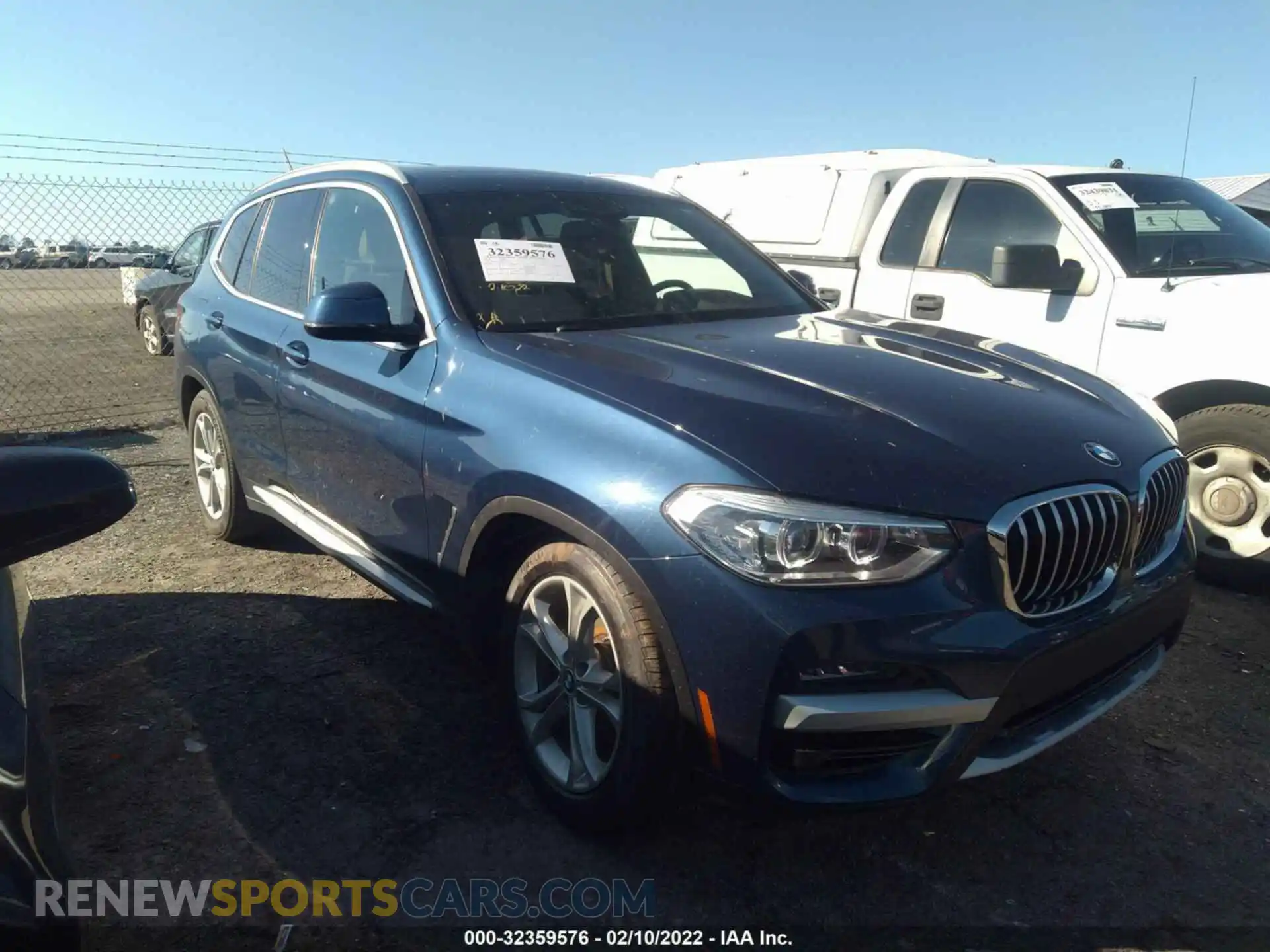 1 Photograph of a damaged car 5UXTY5C0XLLE58194 BMW X3 2020