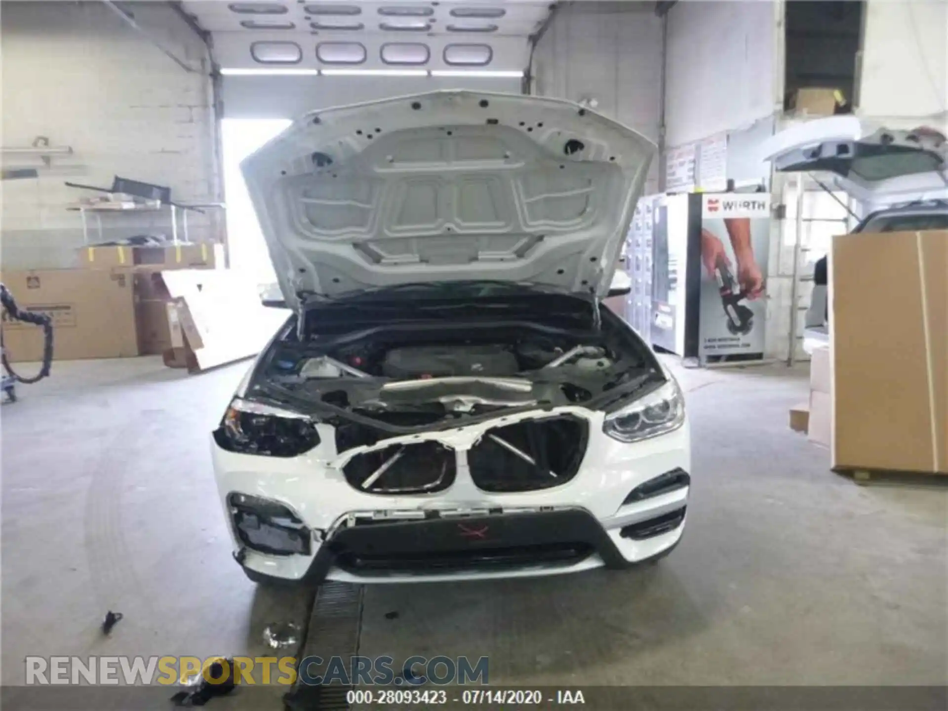 1 Photograph of a damaged car 5UXTY5C0XLLE58275 BMW X3 2020