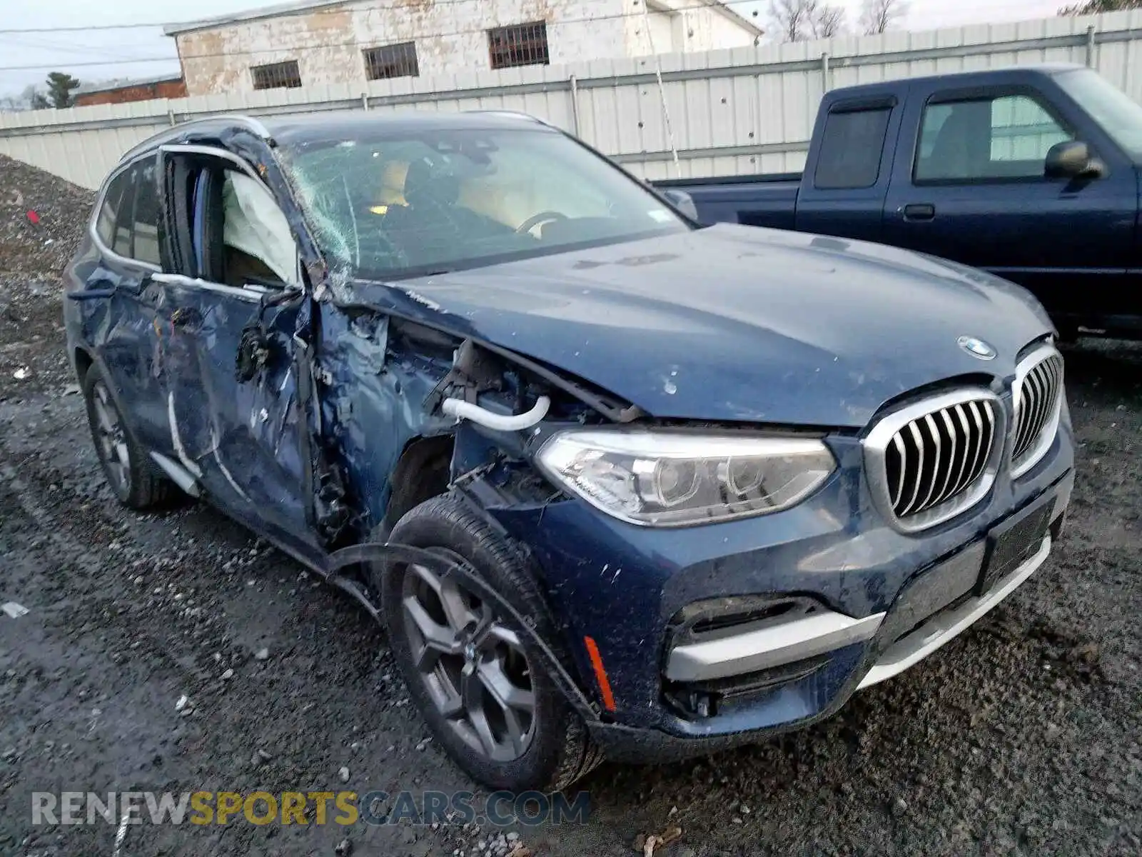 1 Photograph of a damaged car 5UXTY5C0XLLT35296 BMW X3 2020