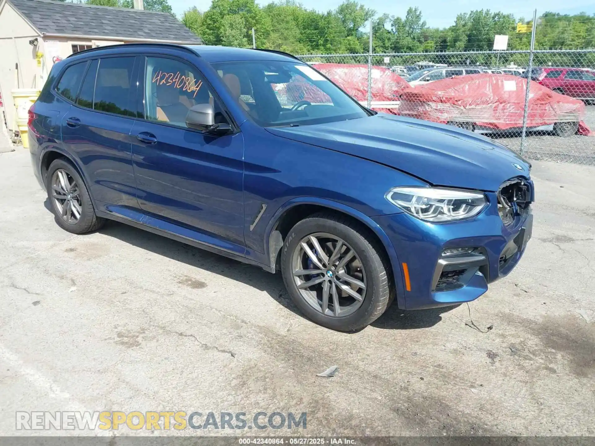 1 Photograph of a damaged car 5UXTY9C00L9B77025 BMW X3 2020