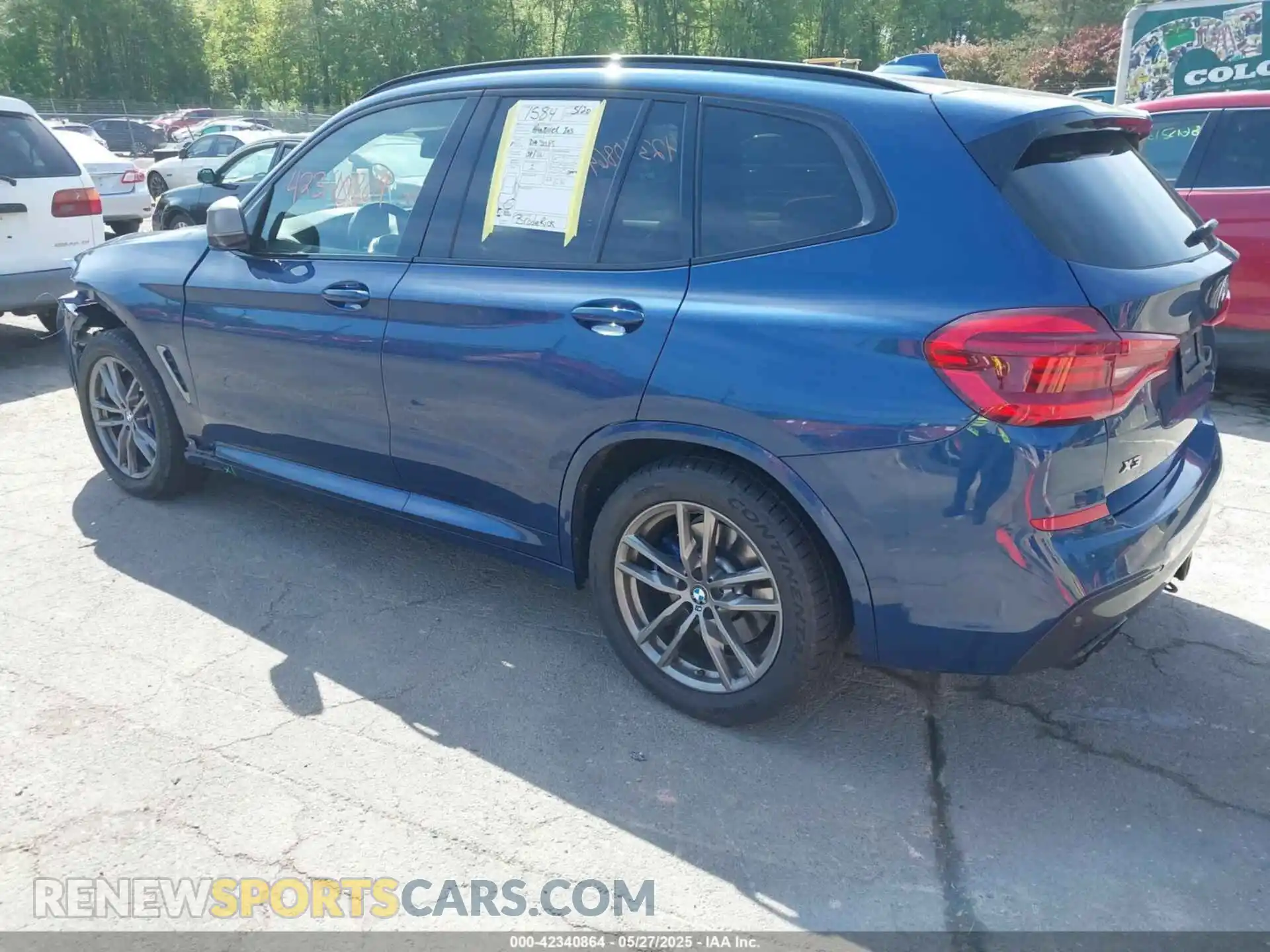 3 Photograph of a damaged car 5UXTY9C00L9B77025 BMW X3 2020