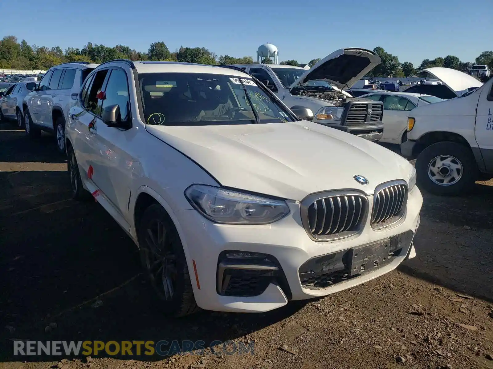 1 Photograph of a damaged car 5UXTY9C02L9B03654 BMW X3 2020
