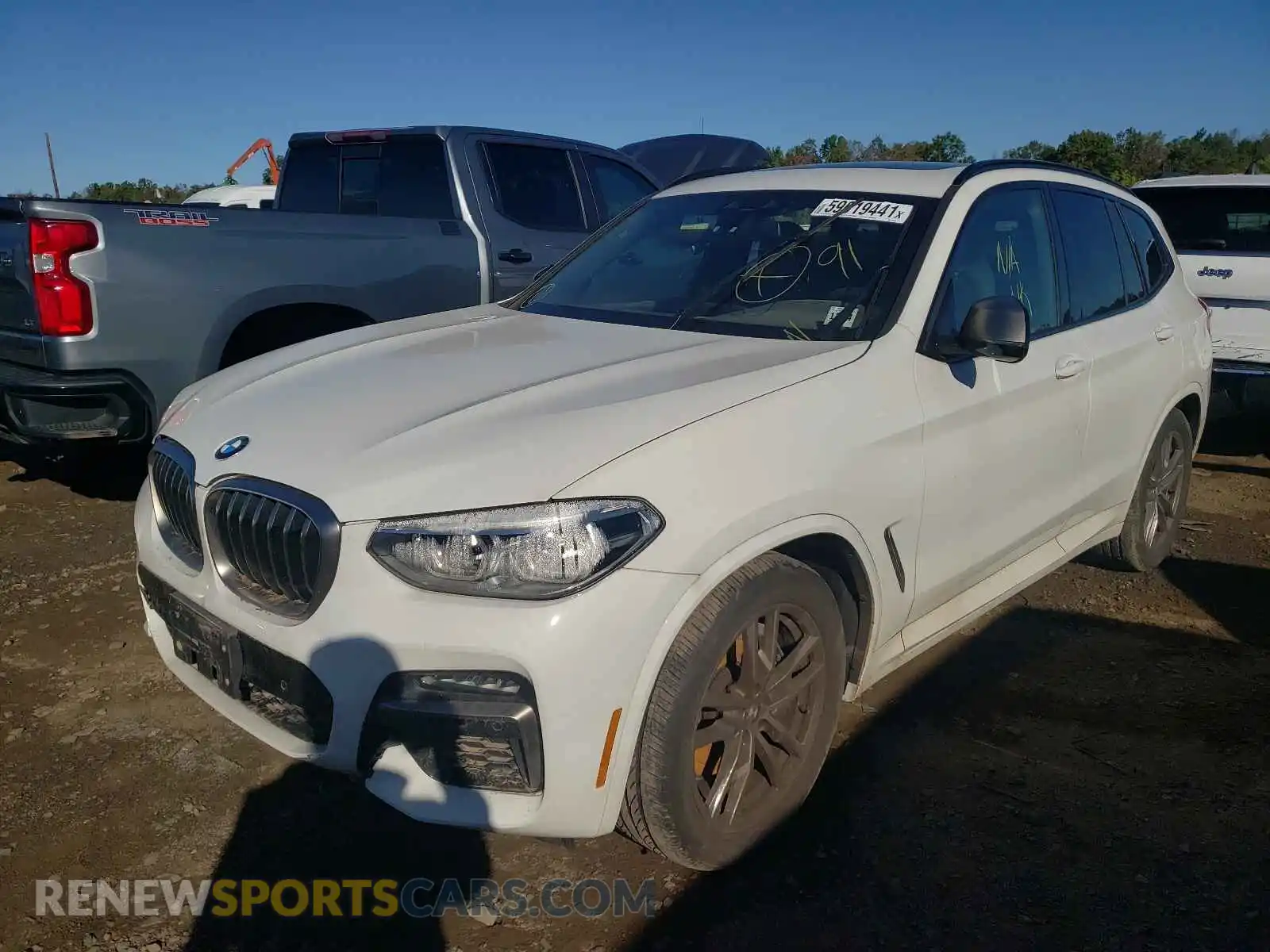 2 Photograph of a damaged car 5UXTY9C02L9B03654 BMW X3 2020