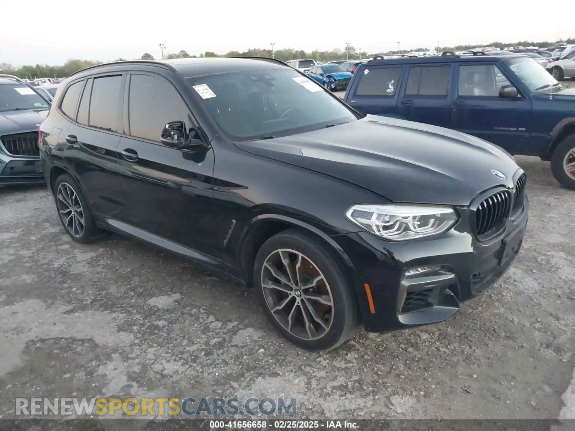 1 Photograph of a damaged car 5UXTY9C02LLE60321 BMW X3 2020