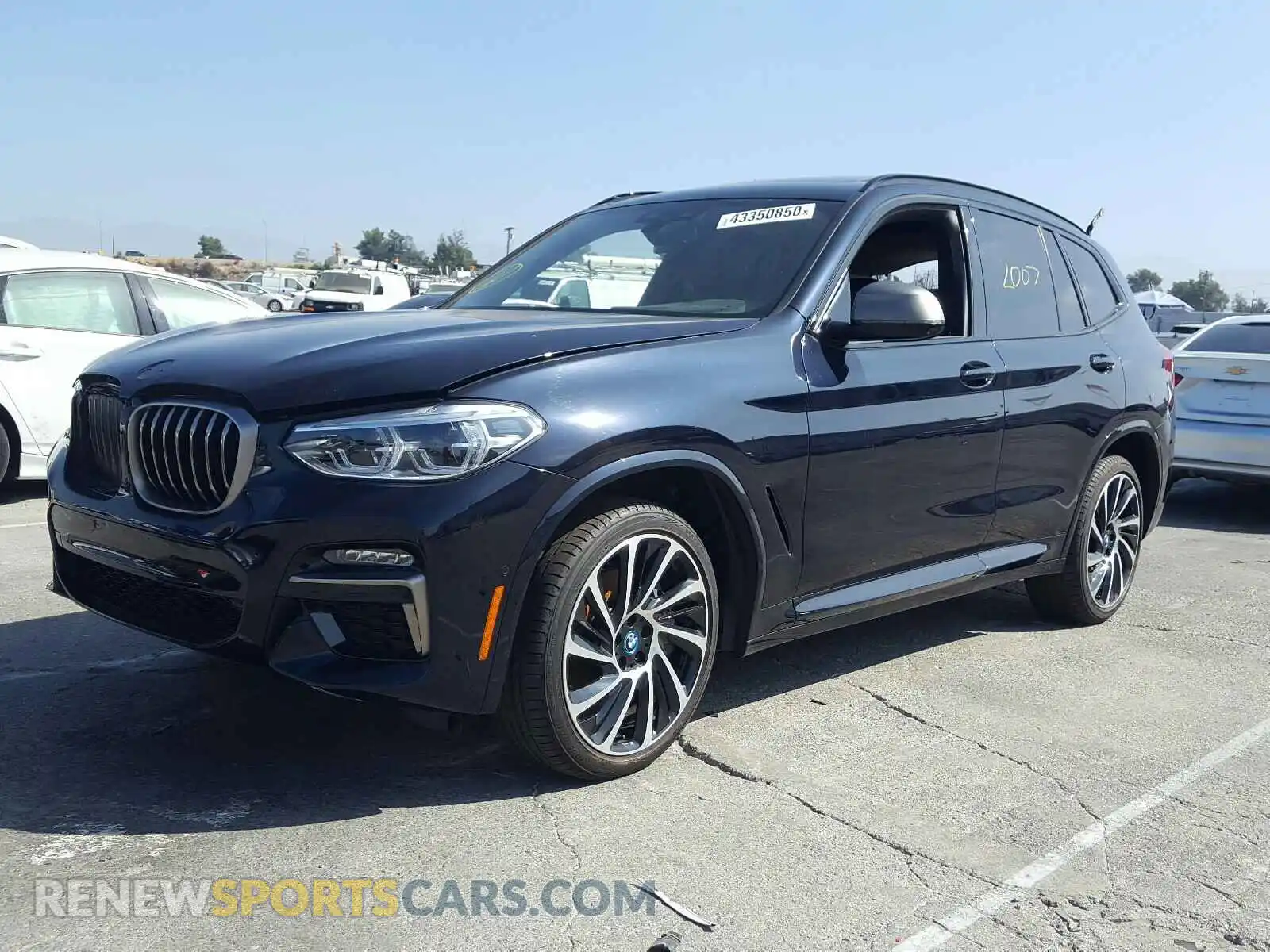 2 Photograph of a damaged car 5UXTY9C03L9B18518 BMW X3 2020