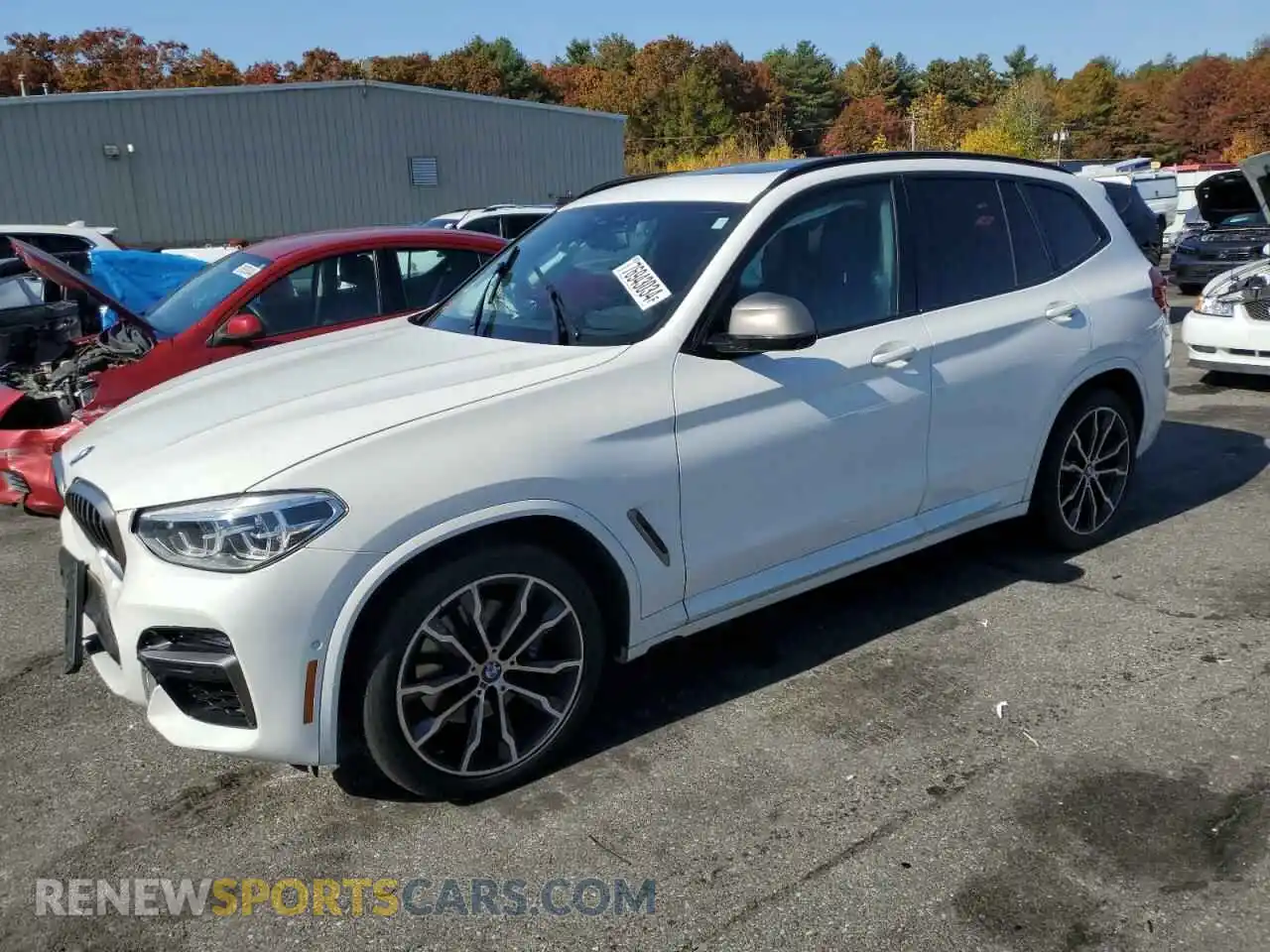 1 Photograph of a damaged car 5UXTY9C03L9B90626 BMW X3 2020