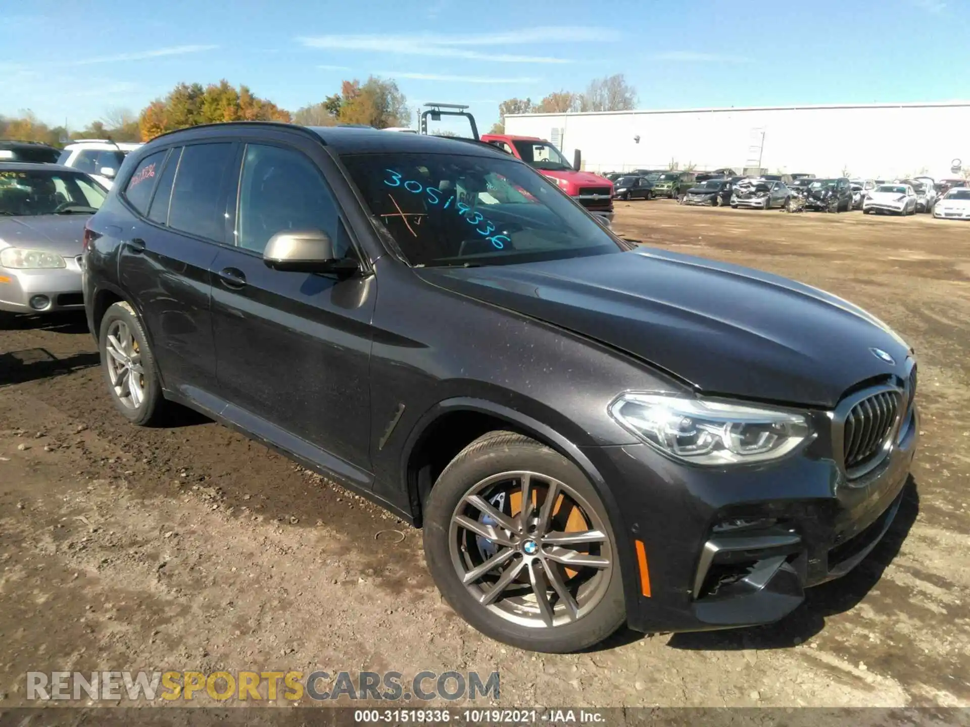 1 Photograph of a damaged car 5UXTY9C05LLE59969 BMW X3 2020