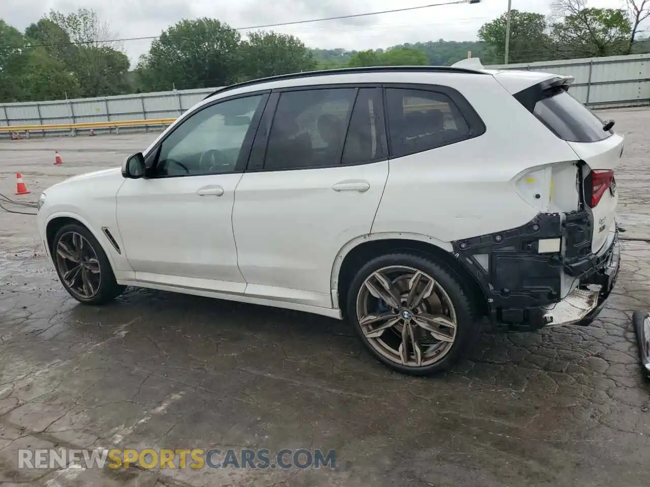 2 Photograph of a damaged car 5UXTY9C06L9C87528 BMW X3 2020