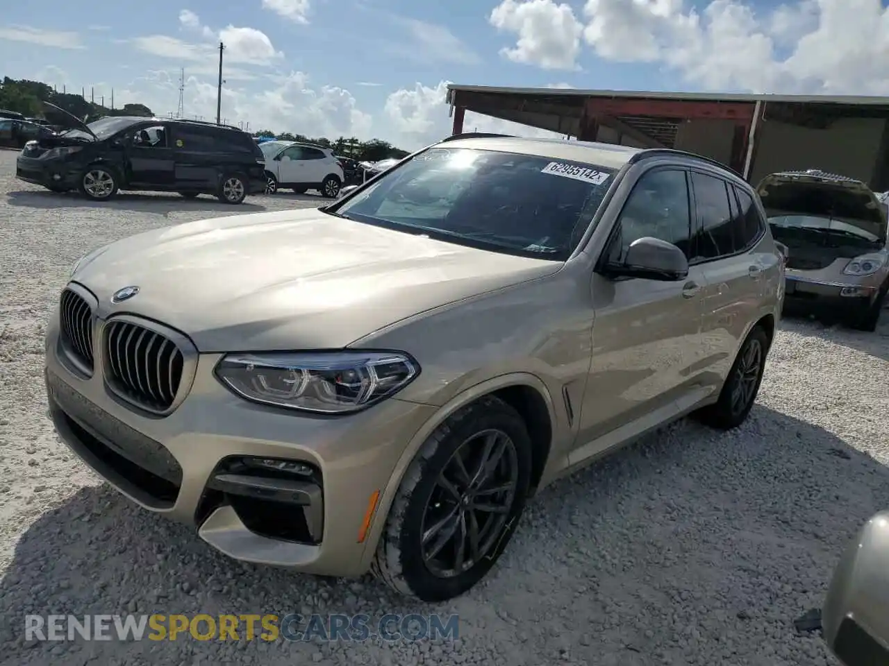 2 Photograph of a damaged car 5UXTY9C08L9B80402 BMW X3 2020