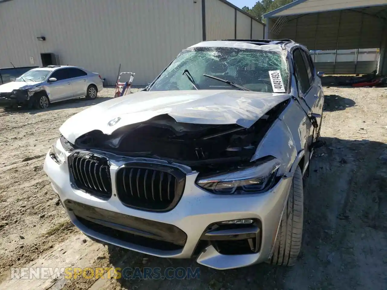 2 Photograph of a damaged car 5UXTY9C09LL304225 BMW X3 2020