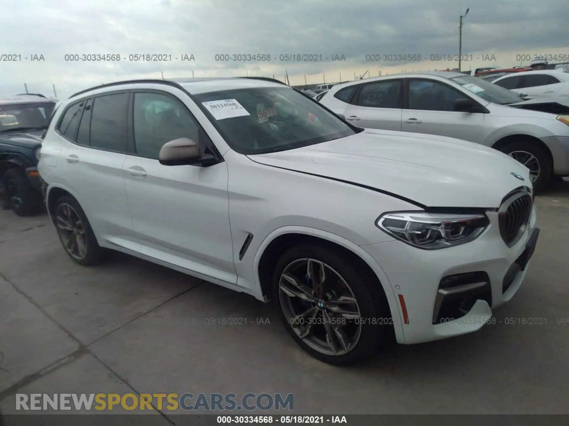 1 Фотография поврежденного автомобиля 5UXTY9C0XL9B57557 BMW X3 2020