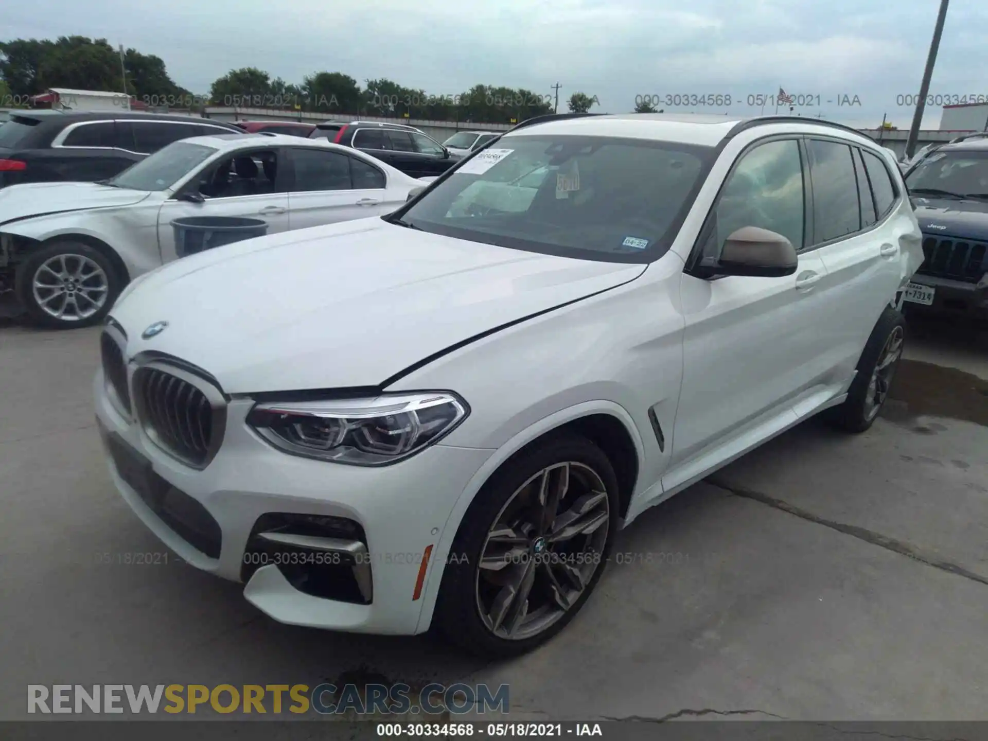 2 Фотография поврежденного автомобиля 5UXTY9C0XL9B57557 BMW X3 2020