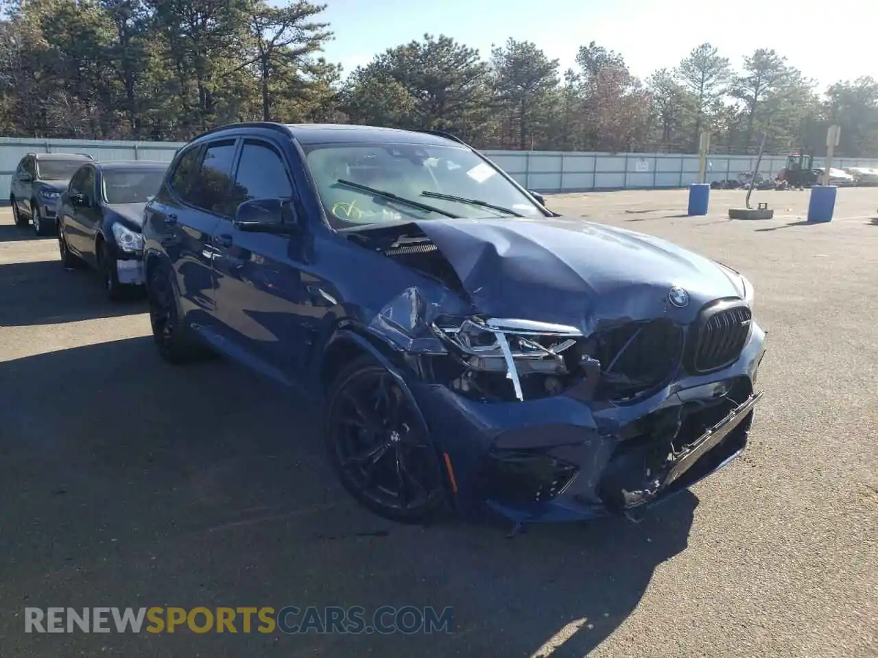 1 Photograph of a damaged car 5YMTS0C01LLT09814 BMW X3 2020
