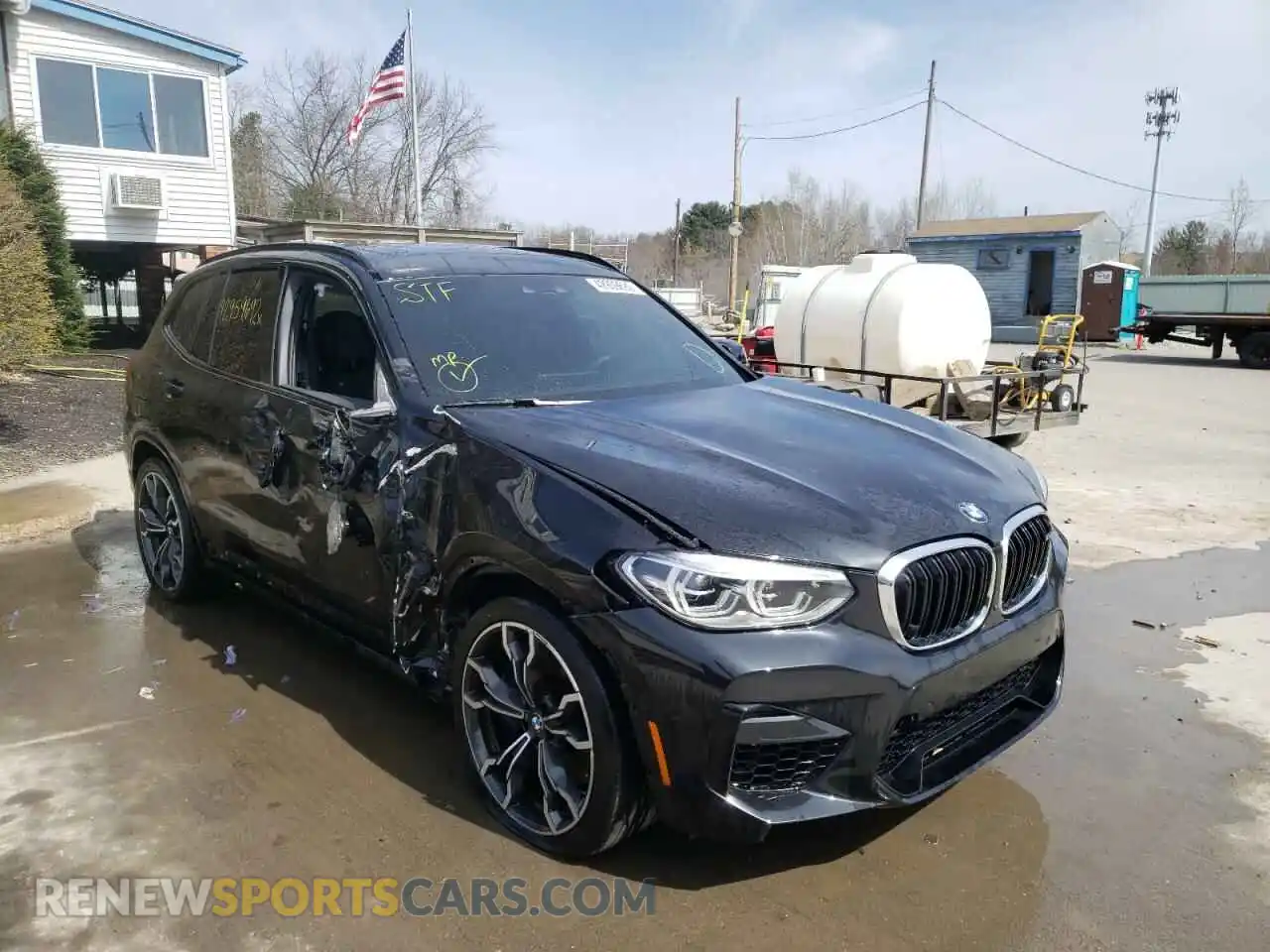 1 Photograph of a damaged car 5YMTS0C01LLT10719 BMW X3 2020