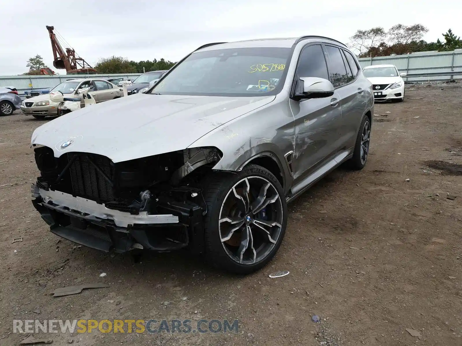 2 Photograph of a damaged car 5YMTS0C06L9B64012 BMW X3 2020
