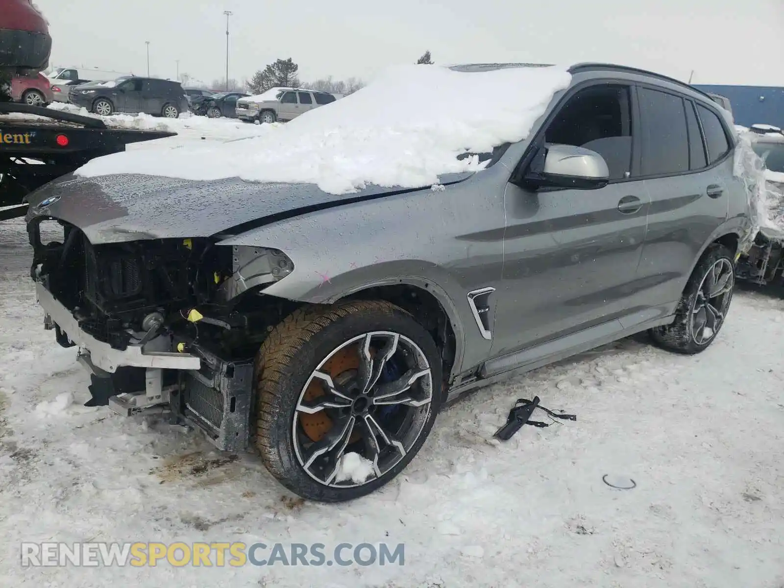 2 Photograph of a damaged car 5YMTS0C07L9B65444 BMW X3 2020
