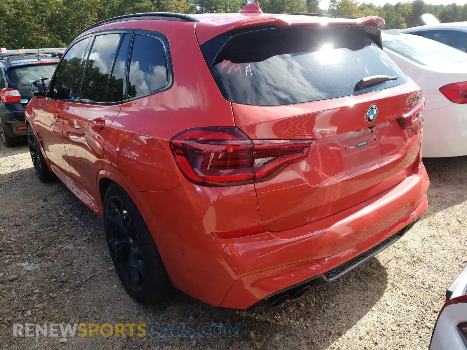 3 fotografías del automóvil dañado 5YMTS0C09L9B12096 BMW X3 2020