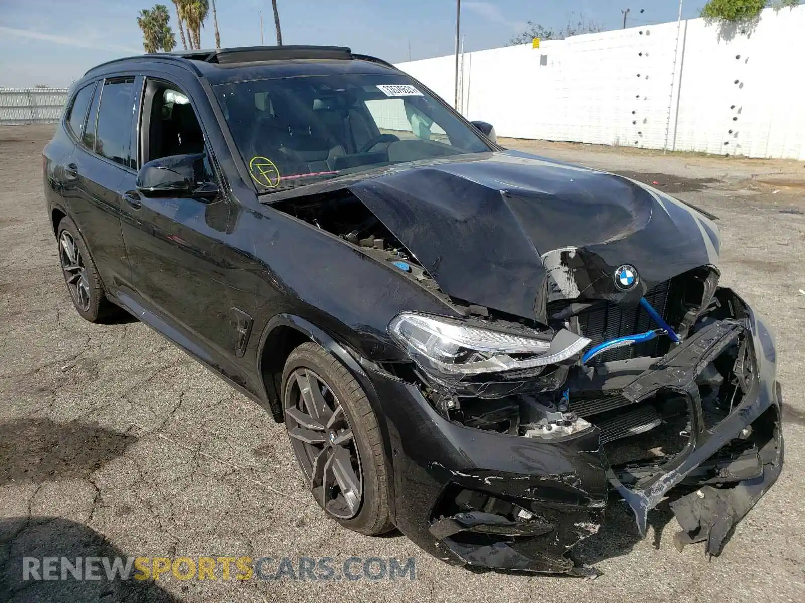 1 fotografías del automóvil dañado 5YMTS0C09L9C30536 BMW X3 2020