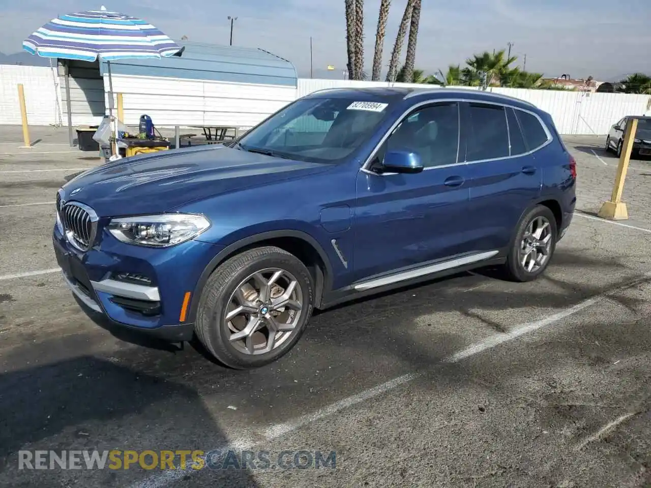 1 fotografías del automóvil dañado 5UXTS1C00M9F16290 BMW X3 2021