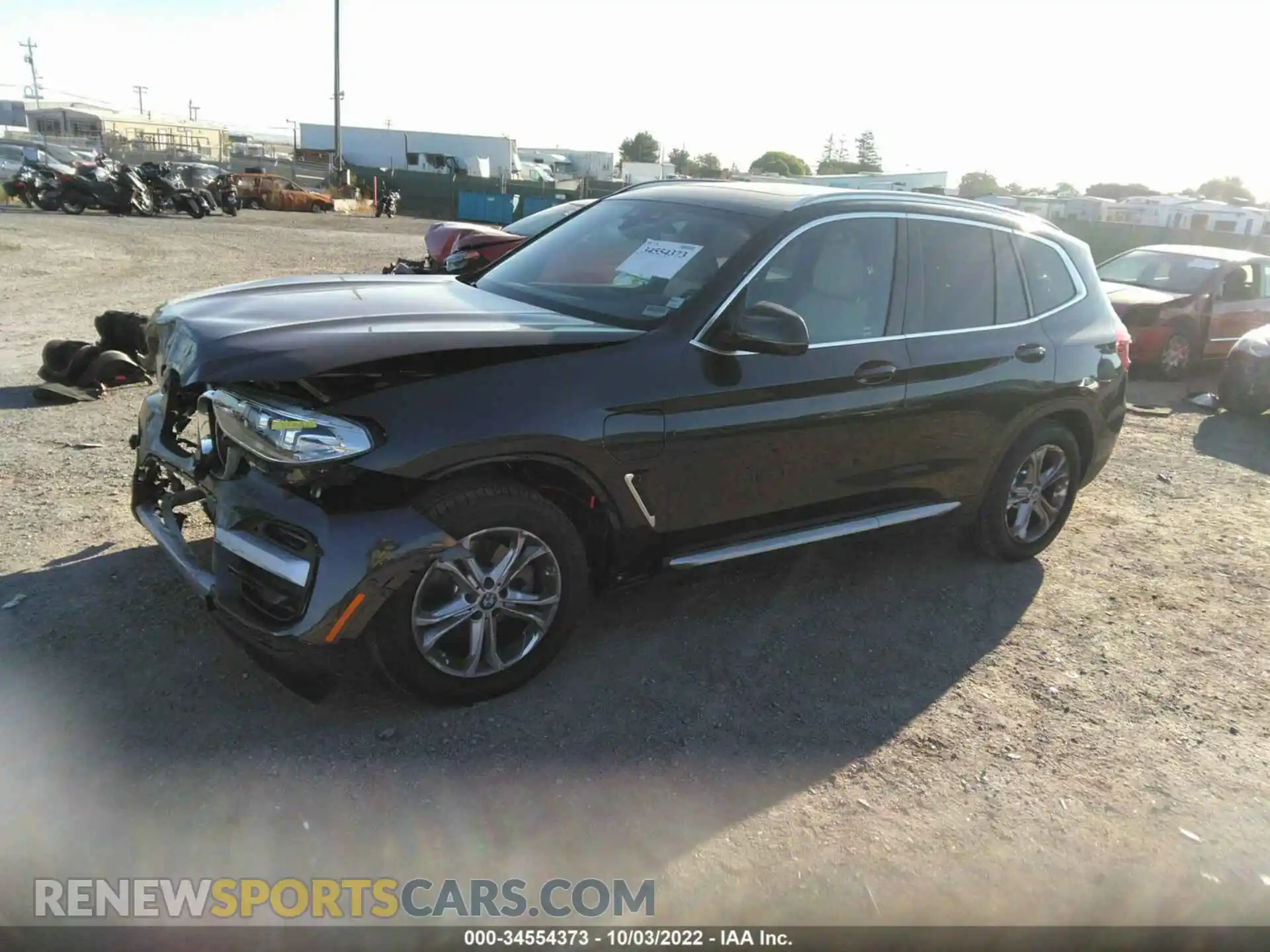 2 Photograph of a damaged car 5UXTS1C01M9F37083 BMW X3 2021
