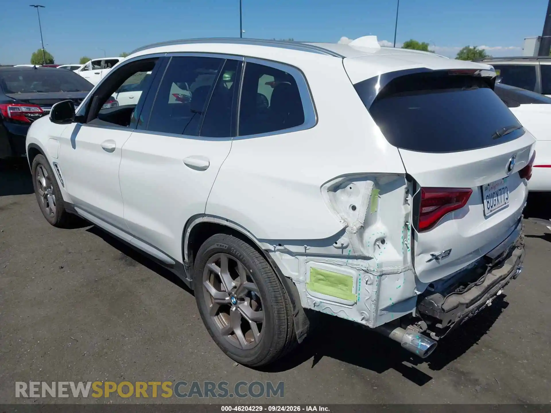 3 Photograph of a damaged car 5UXTS1C03M9F21595 BMW X3 2021