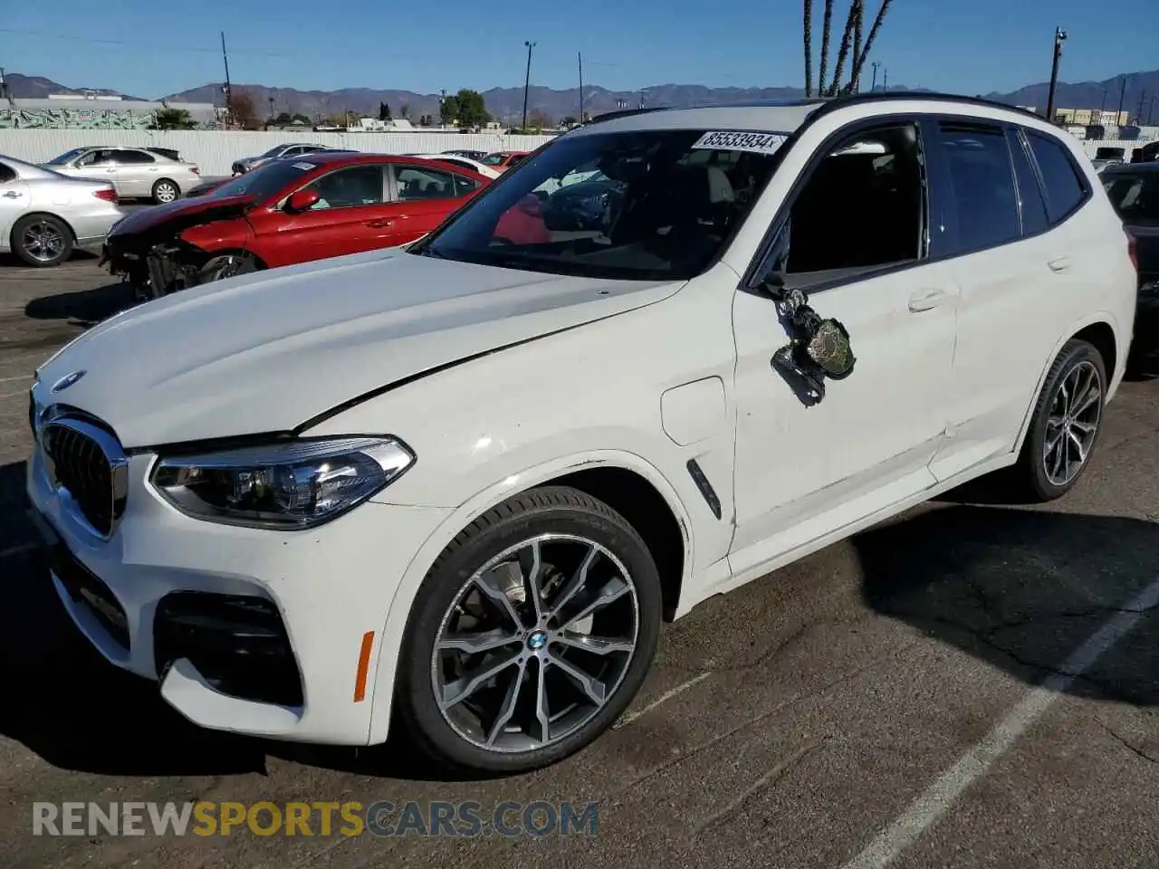 1 Photograph of a damaged car 5UXTS1C03M9F26425 BMW X3 2021