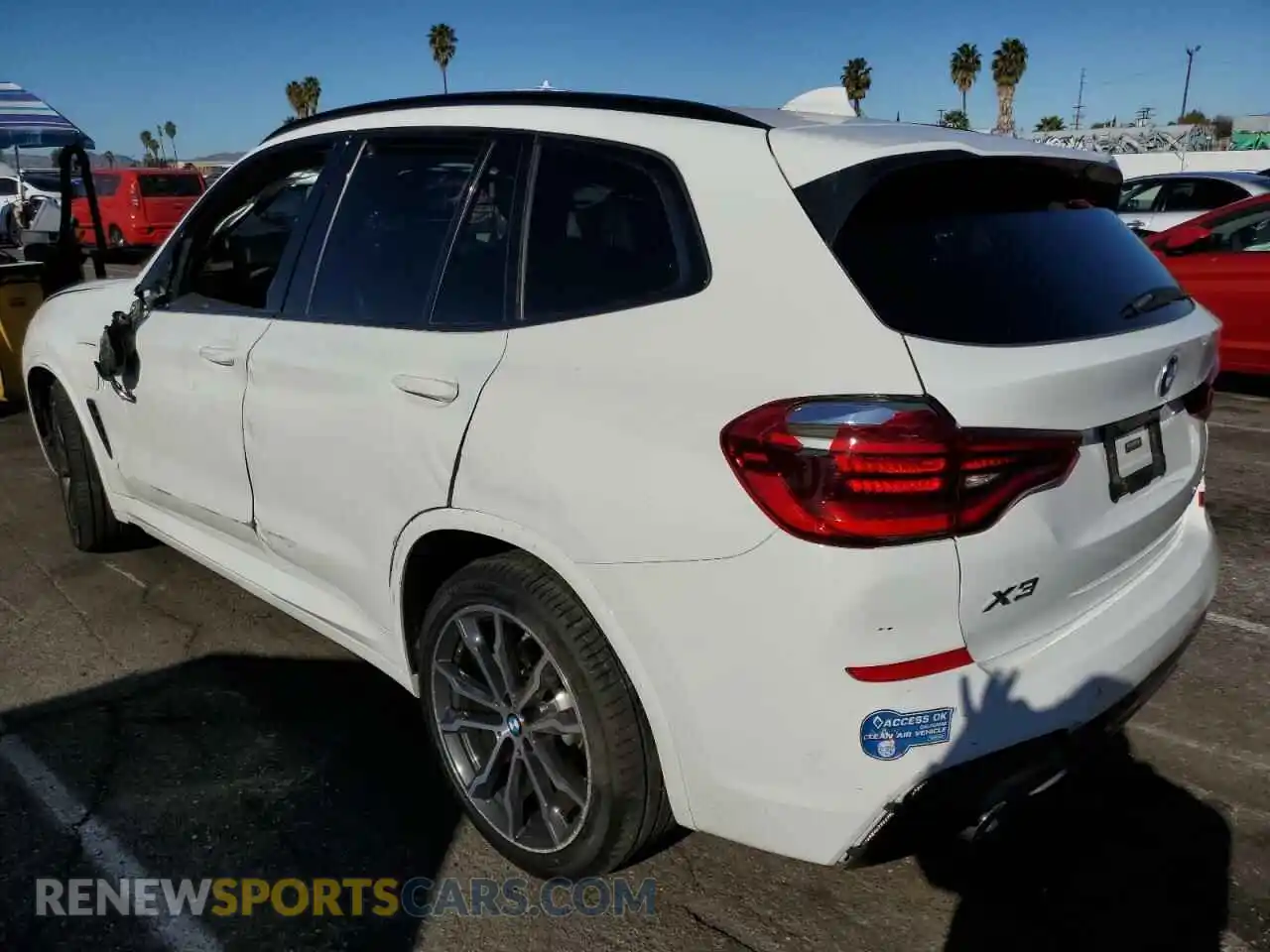 2 Photograph of a damaged car 5UXTS1C03M9F26425 BMW X3 2021