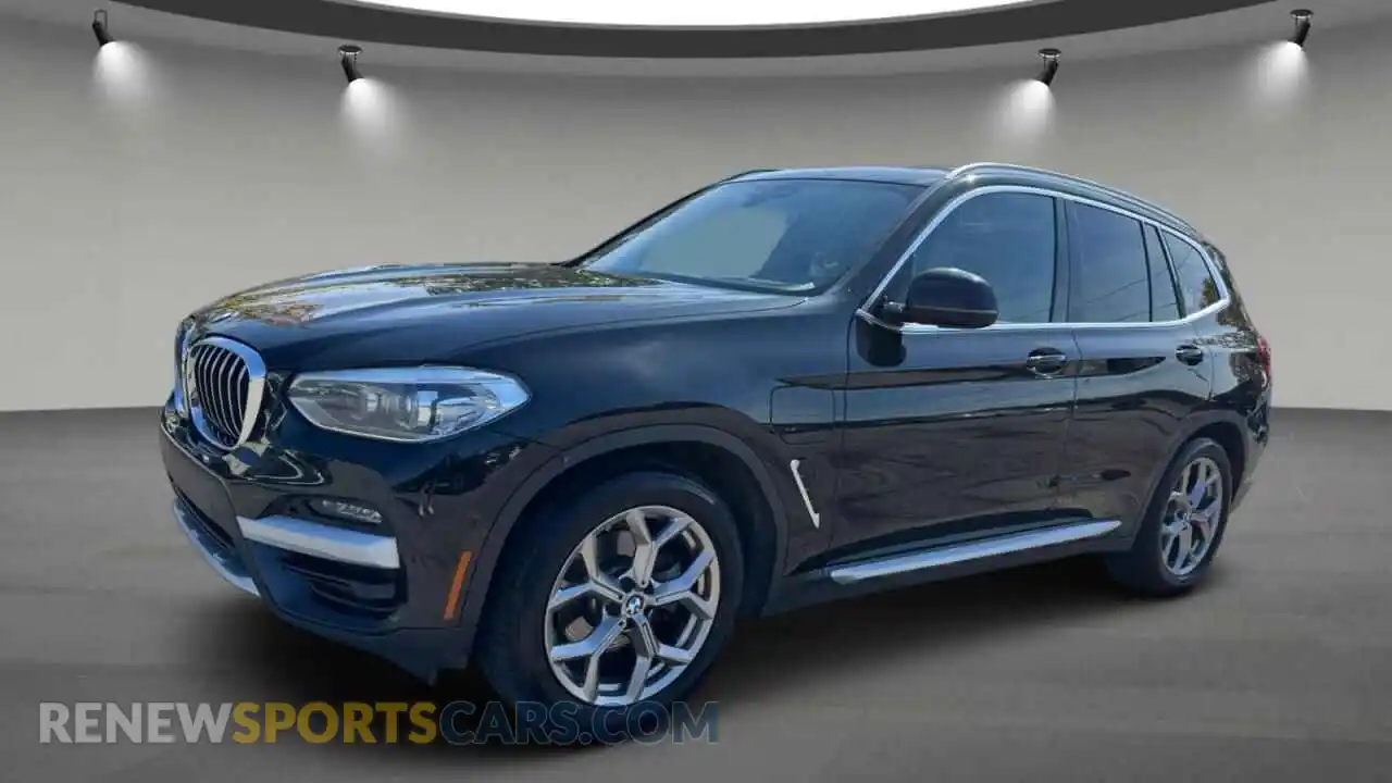 2 fotografías del automóvil dañado 5UXTS1C04M9H28190 BMW X3 2021