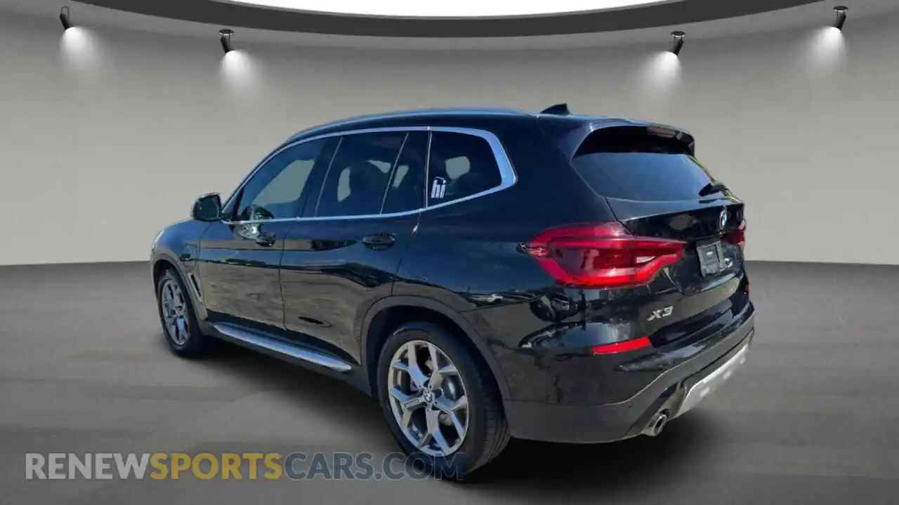 3 fotografías del automóvil dañado 5UXTS1C04M9H28190 BMW X3 2021
