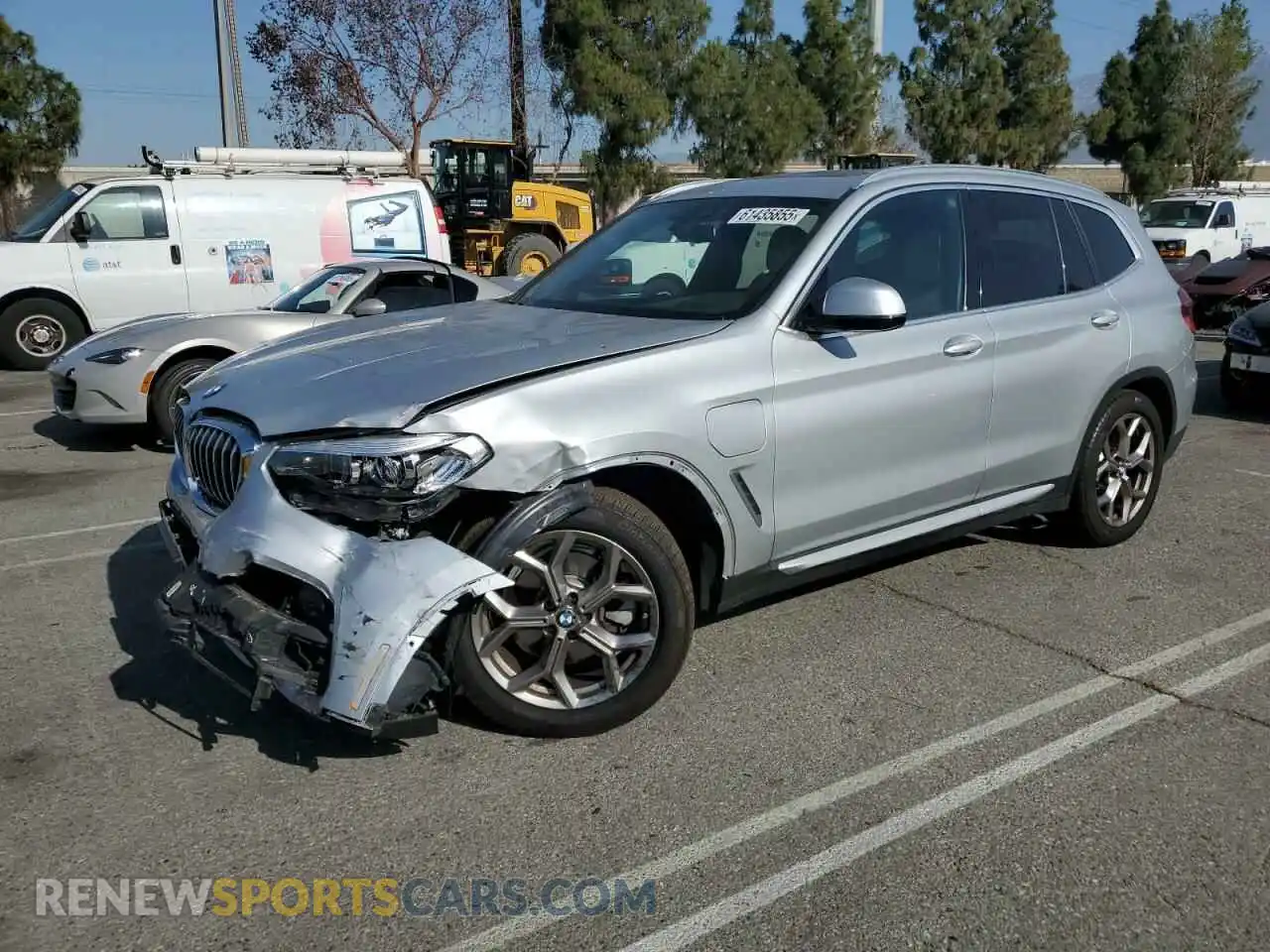 1 Фотография поврежденного автомобиля 5UXTS1C04M9H59374 BMW X3 2021