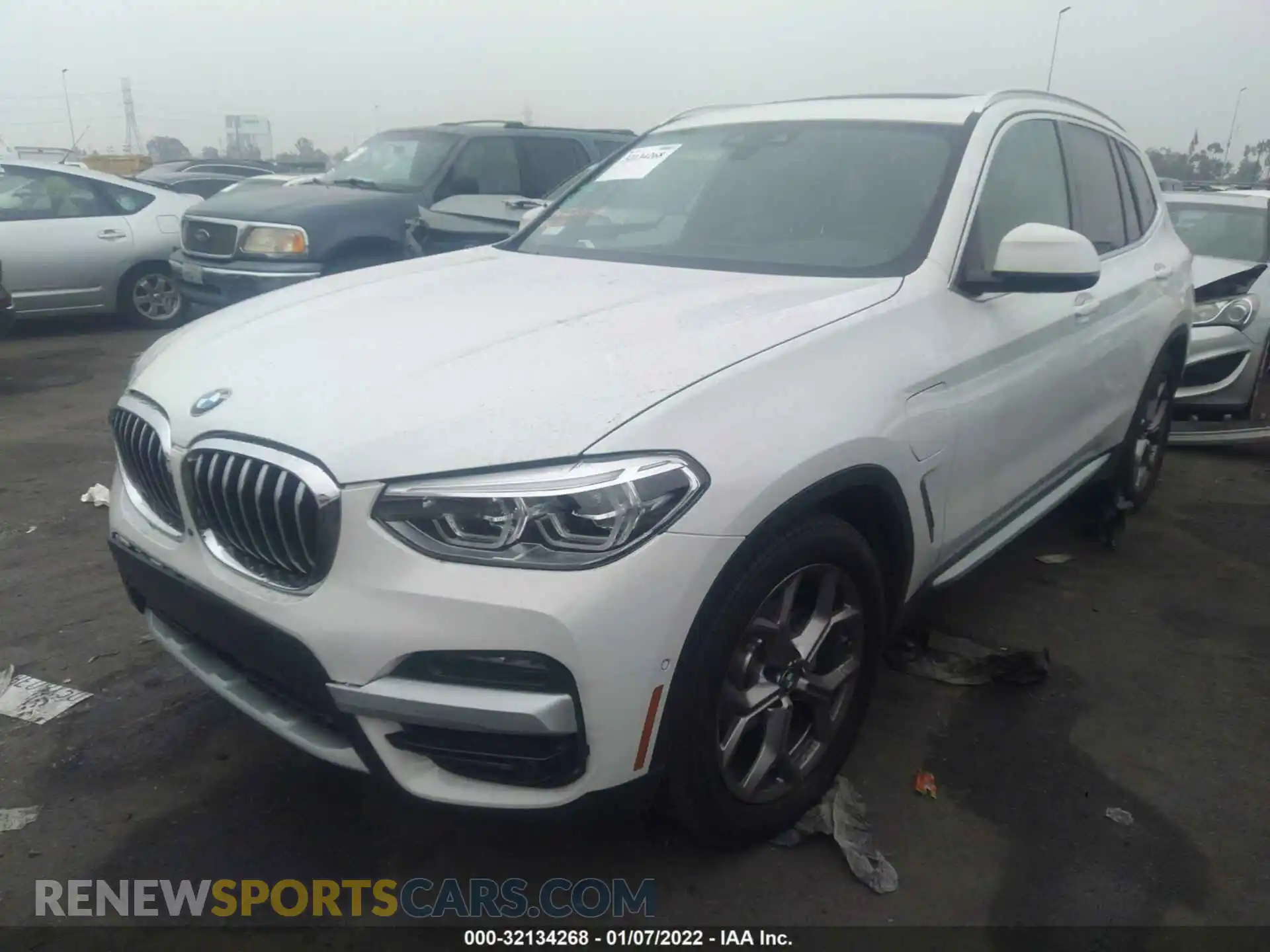 2 Photograph of a damaged car 5UXTS1C05M9F78753 BMW X3 2021