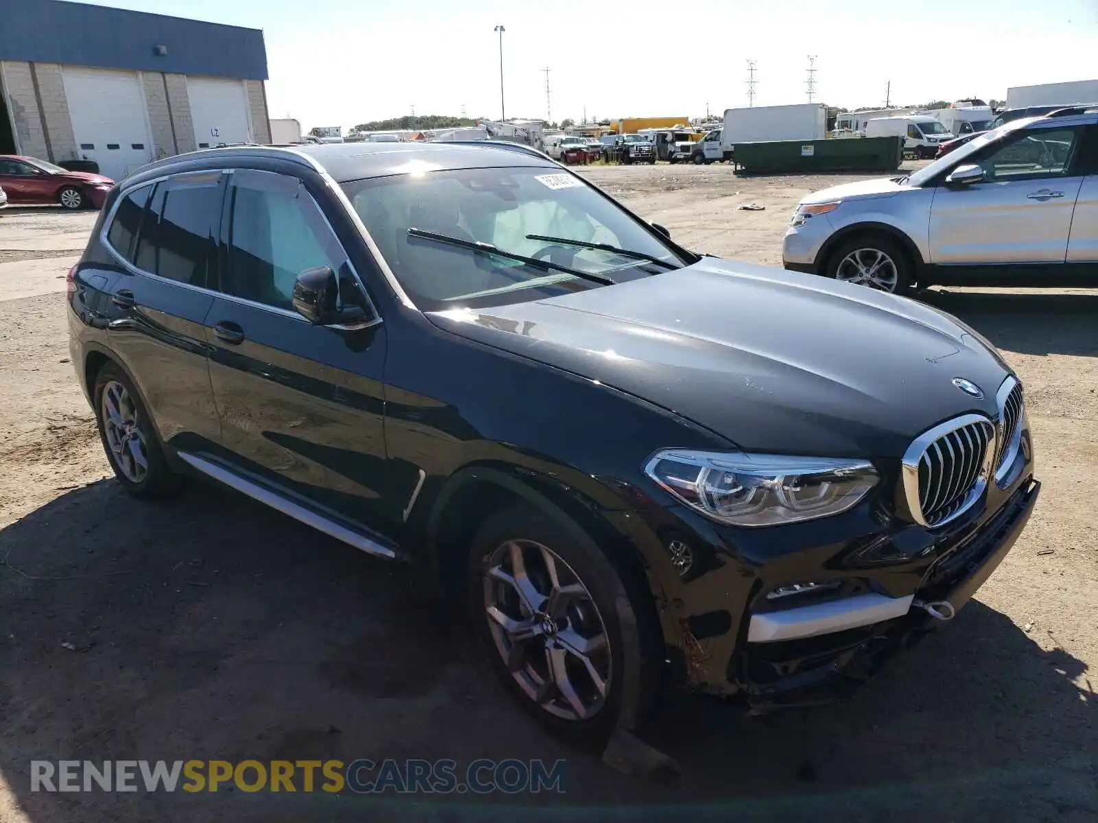1 Photograph of a damaged car 5UXTS1C05M9G22623 BMW X3 2021