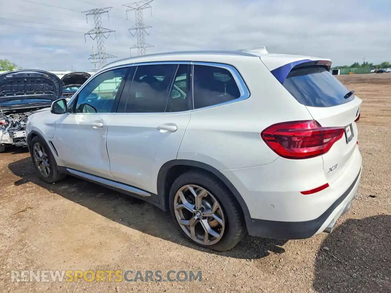 2 fotografías del automóvil dañado 5UXTS1C06M9G38541 BMW X3 2021