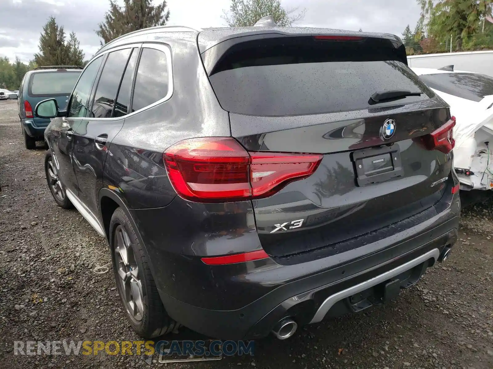 3 fotografías del automóvil dañado 5UXTS1C07M9F26072 BMW X3 2021