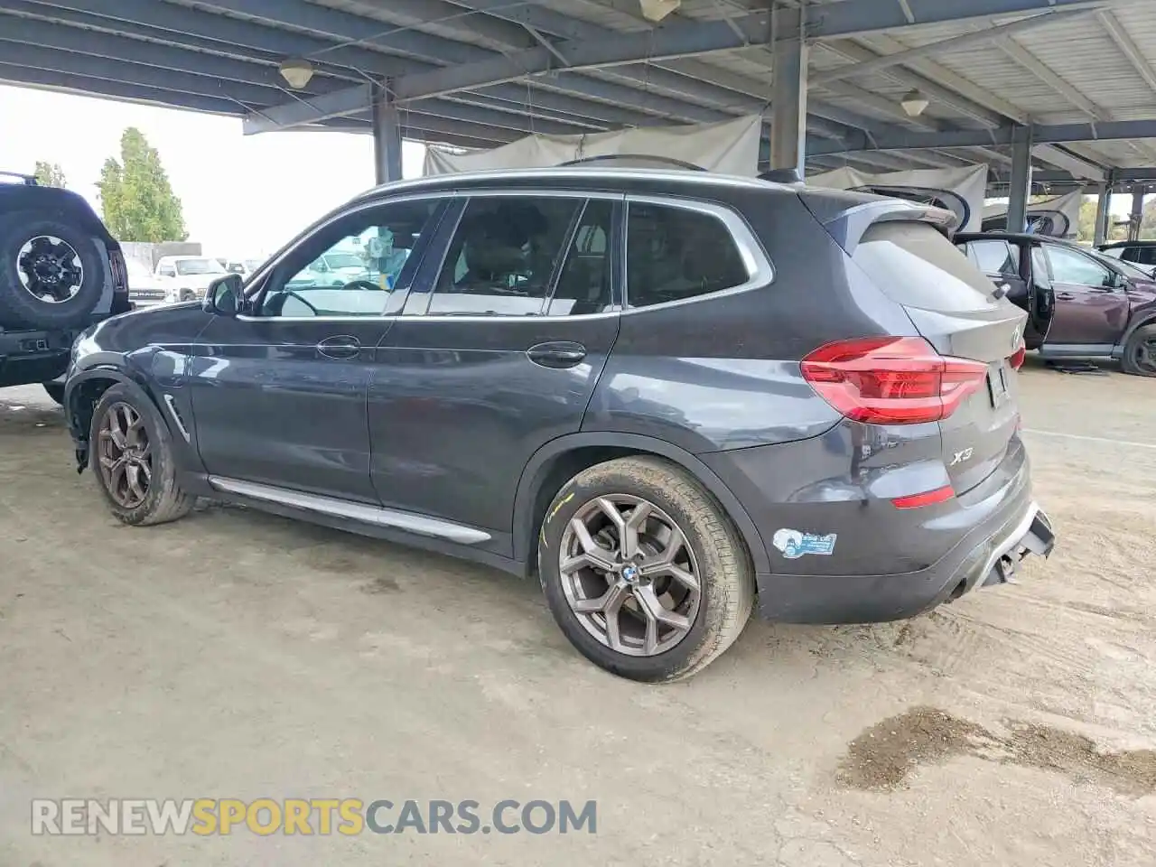2 Photograph of a damaged car 5UXTS1C0XM9F04762 BMW X3 2021