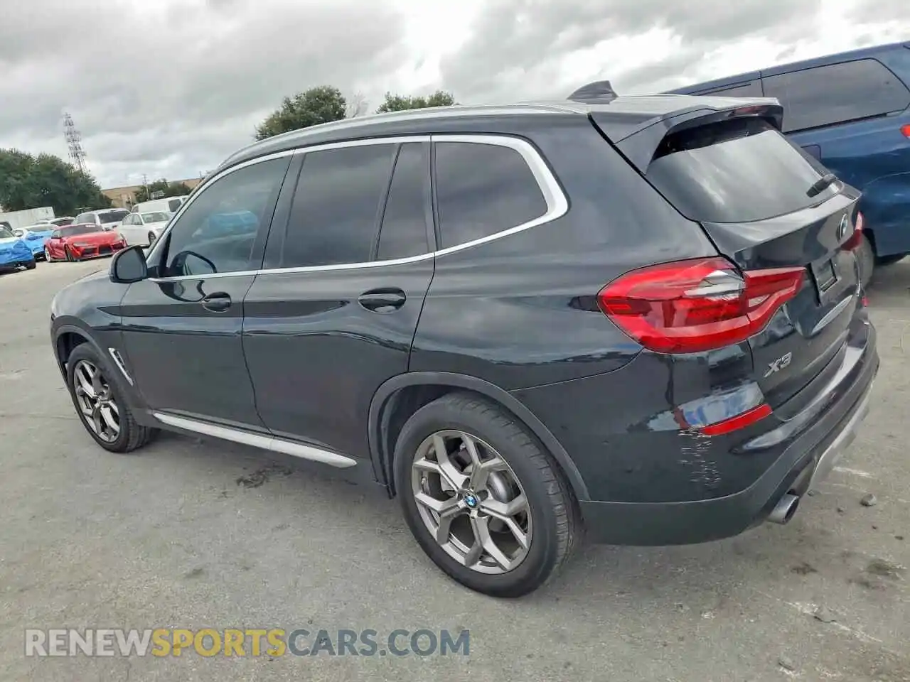 2 fotografías del automóvil dañado 5UXTY3C00M9D82083 BMW X3 2021