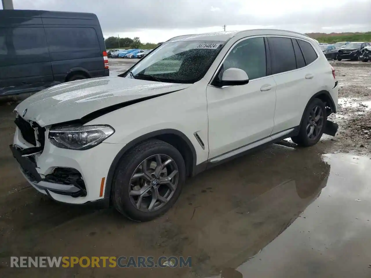 1 Фотография поврежденного автомобиля 5UXTY3C00M9E74746 BMW X3 2021