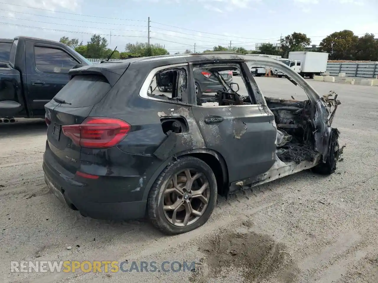 3 Photograph of a damaged car 5UXTY3C00M9E84399 BMW X3 2021