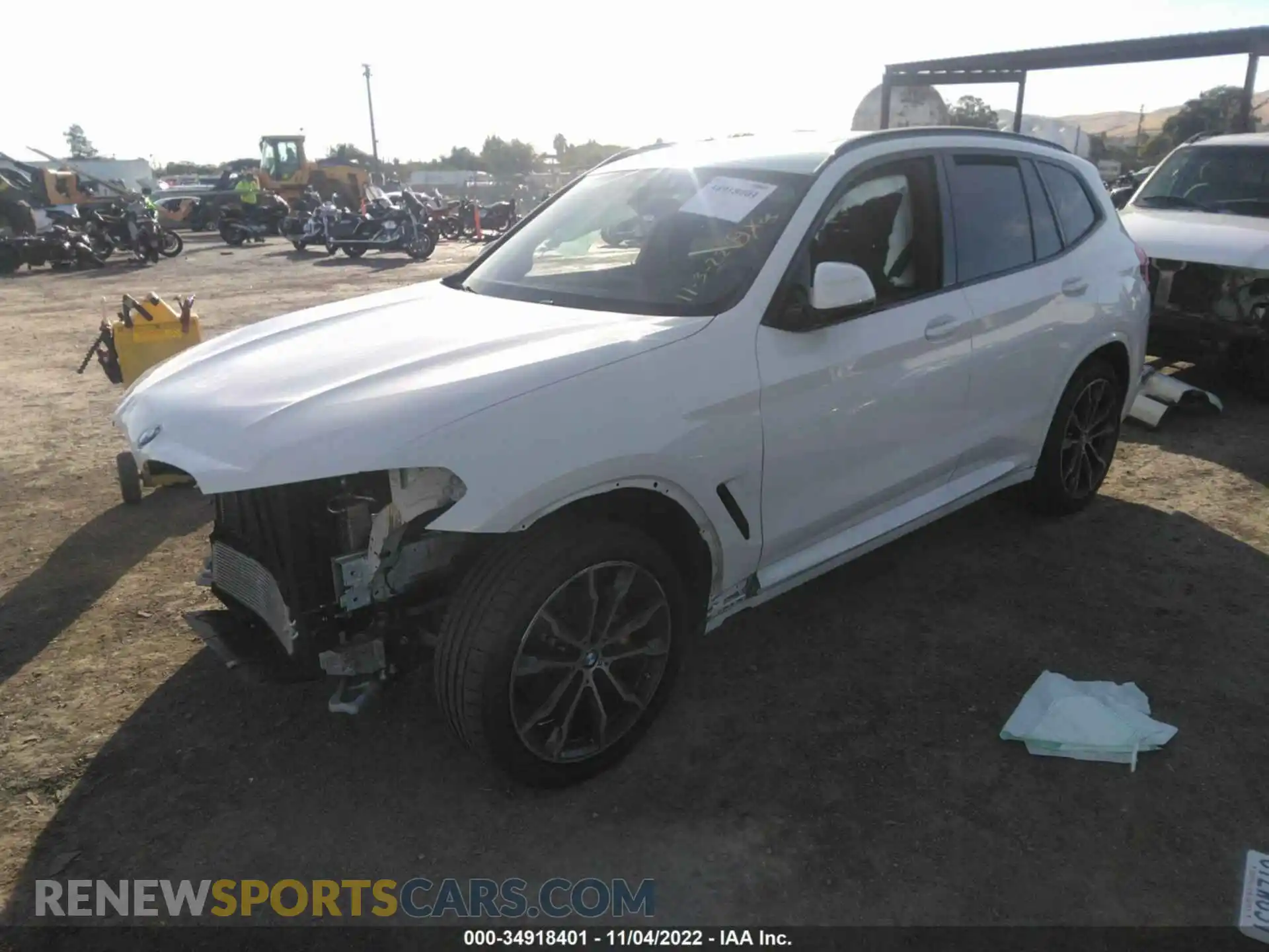 2 Photograph of a damaged car 5UXTY3C00M9F02397 BMW X3 2021