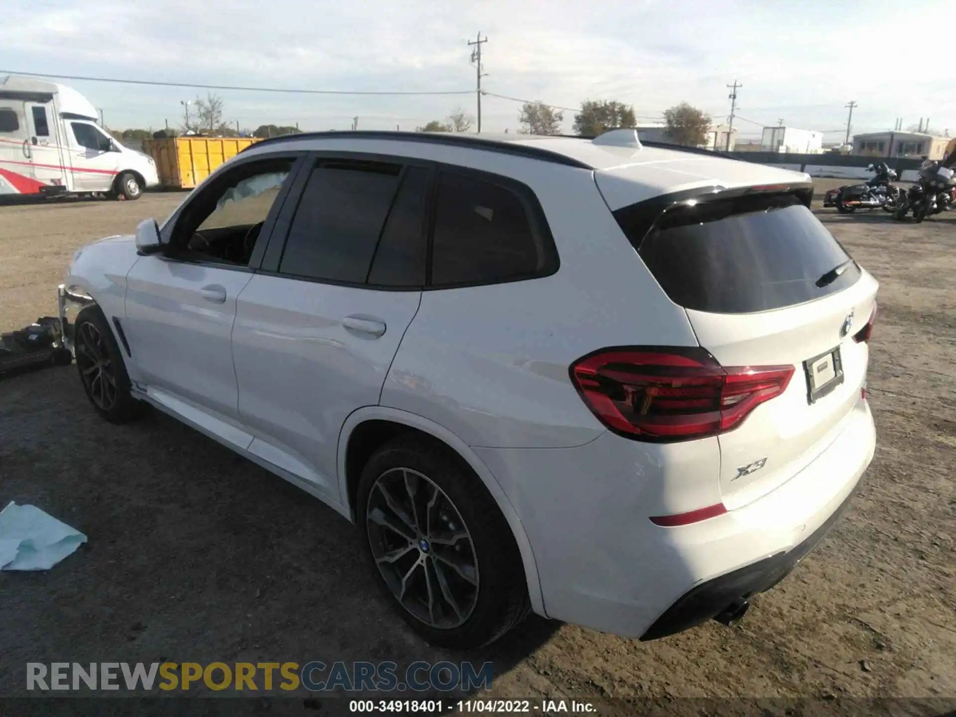3 Photograph of a damaged car 5UXTY3C00M9F02397 BMW X3 2021