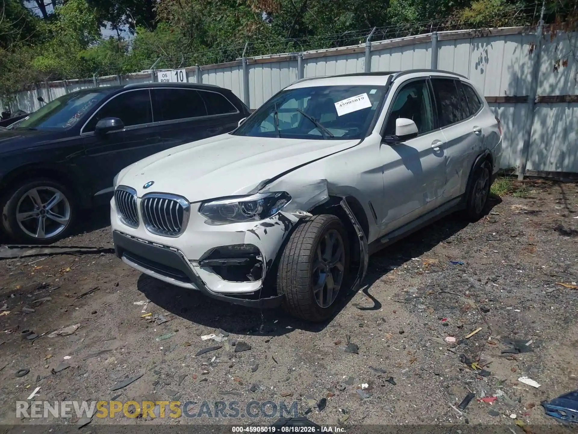 2 Photograph of a damaged car 5UXTY3C00M9F70179 BMW X3 2021